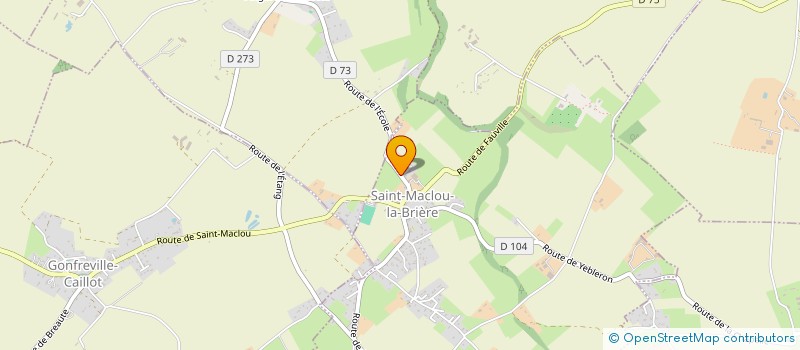 localisation de l'entreprise SOCIETE CIVILE LA BOURDONNIERE 2  SAINT-MACLOU-LA-BRIERE