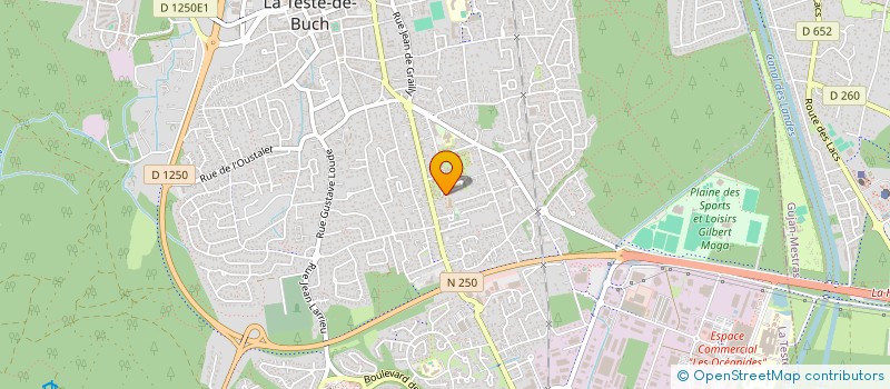 localisation de l'entreprise SOCIETE CIVILE LA CABANE à LA TESTE-DE-BUCH