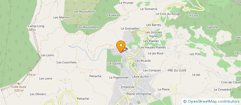 localisation de l'entreprise SOCIETE CIVILE LA CANAULAISE à SAINTE MAXIME