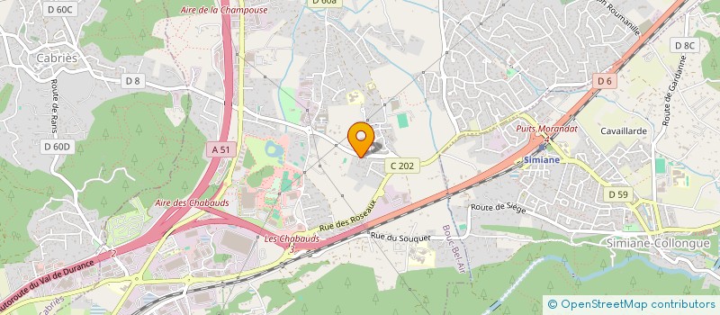 localisation de l'entreprise SOCIETE CIVILE LA CANEBIERE à BOUC-BEL-AIR