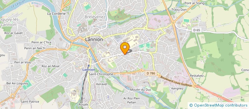 localisation de l'entreprise SOCIETE CIVILE LA CARAVELLE  LANNION