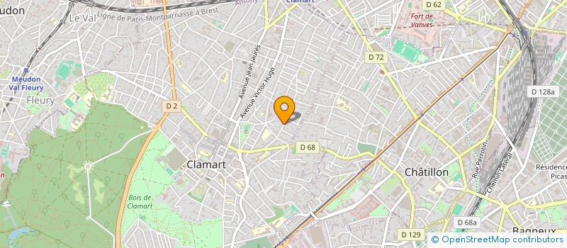 localisation de l'entreprise SOCIETE CIVILE LA CERISAIE à CLAMART