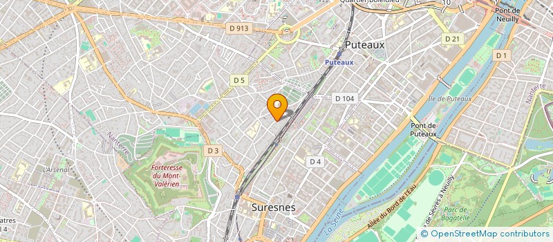 localisation de l'entreprise SOCIETE CIVILE LA CHAPONNIERE à SURESNES