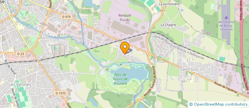 localisation de l'entreprise SOCIETE CIVILE LA CHAUMIERE à BOURG-EN-BRESSE