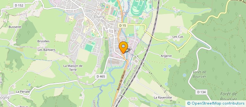 localisation de l'entreprise SOCIETE CIVILE LA CLAREE  CLUNY