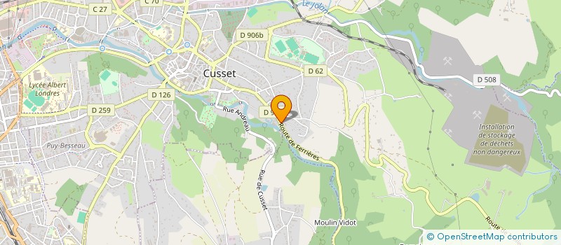 localisation de l'entreprise SOCIETE CIVILE LA CLE DE SOL à CUSSET