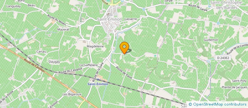 localisation de l'entreprise SOCIETE CIVILE LA COMMANDERIE  SAINT-EMILION