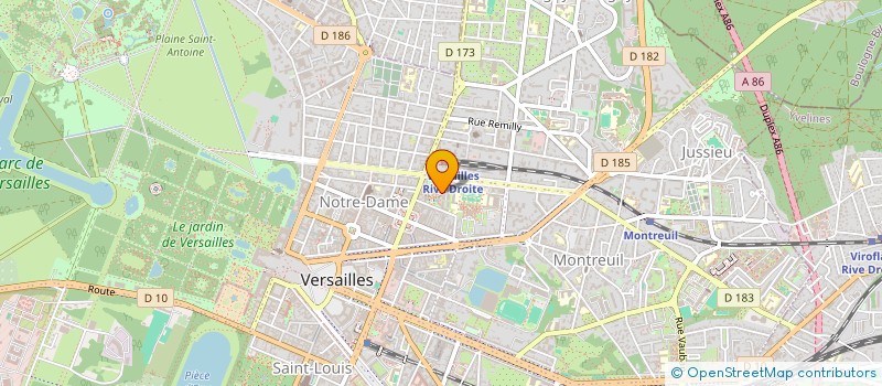 localisation de l'entreprise SOCIETE CIVILE LA DAUPHINE à VERSAILLES