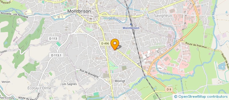 localisation de l'entreprise SOCIETE CIVILE LA DIANA  MONTBRISON