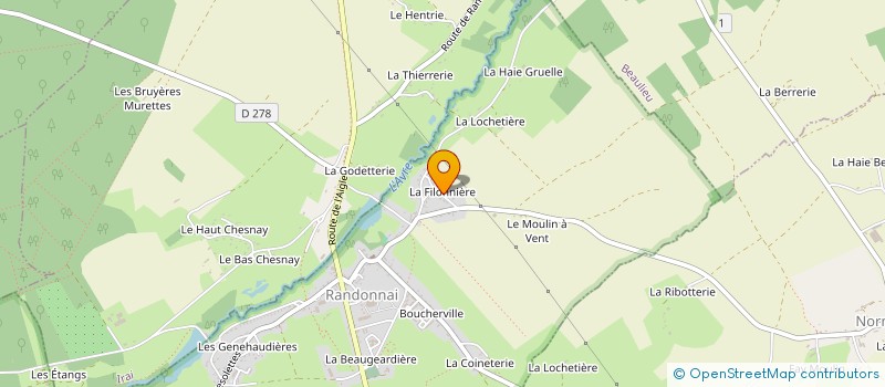 localisation de l'entreprise SOCIETE CIVILE LA FERME DU CHEMIN VERT à TOUROUVRE AU PERCHE