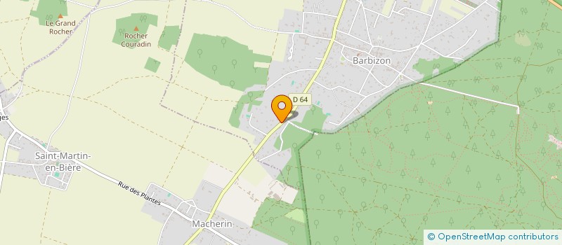 localisation de l'entreprise SOCIETE CIVILE LA FORESTIERE  BARBIZON