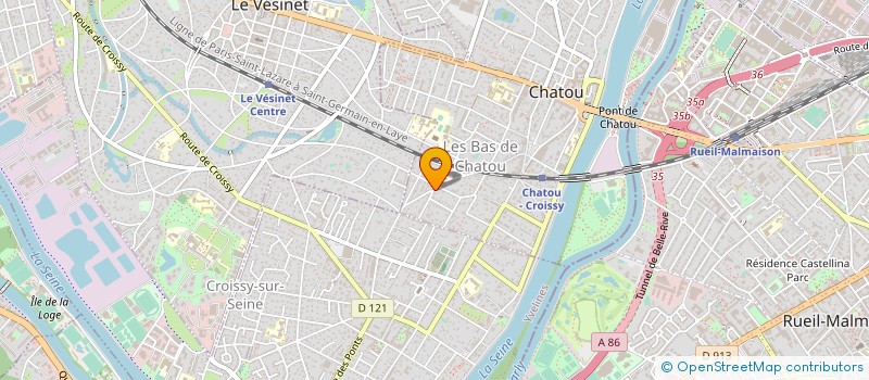 localisation de l'entreprise SOCIETE CIVILE LA FRANC COMTOISE  CHATOU