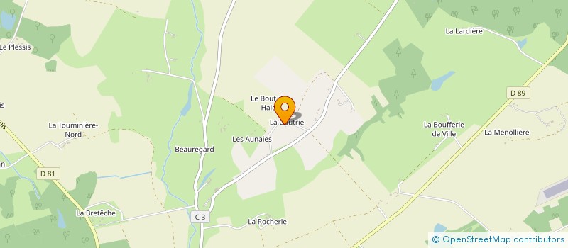 localisation de l'entreprise SOCIETE CIVILE LA GAUTRIE à ORBIGNY