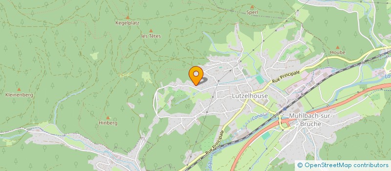 localisation de l'entreprise SOCIETE CIVILE LA GRANDE HAIE  LUTZELHOUSE