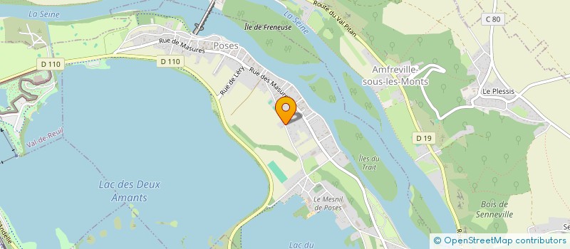 localisation de l'entreprise SOCIETE CIVILE LA LIBELLULE  POSES