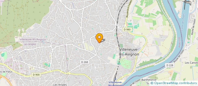 localisation de l'entreprise SOCIETE CIVILE LA MAGNANERAIE  VILLENEUVE-LES-AVIGNON