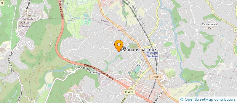 localisation de l'entreprise SOCIETE CIVILE LA MARJOLAINE à MOUANS-SARTOUX