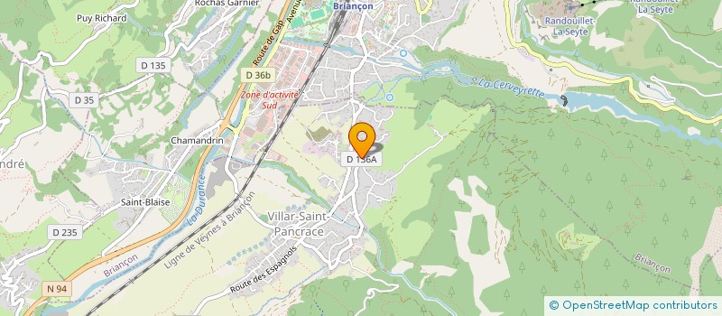 localisation de l'entreprise SOCIETE CIVILE LA MARSANCHE  VILLAR-SAINT-PANCRACE