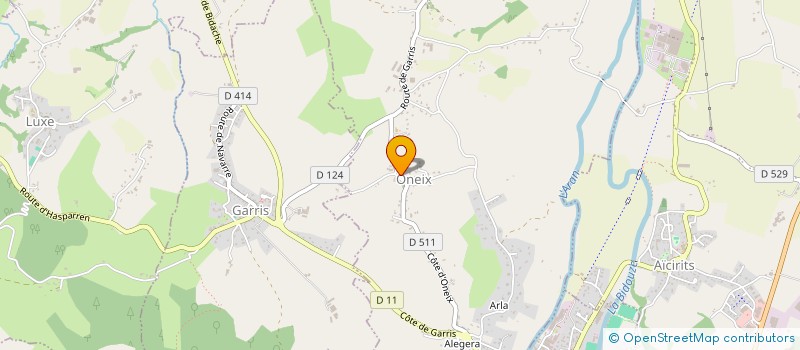 localisation de l'entreprise SOCIETE CIVILE LA PEPINIERE  AMENDEUIX-ONEIX