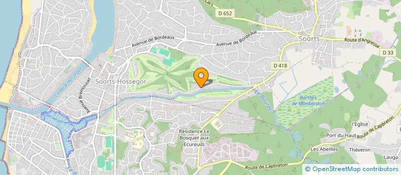 localisation de l'entreprise SOCIETE CIVILE LA PETITE MAISON à SOORTS-HOSSEGOR