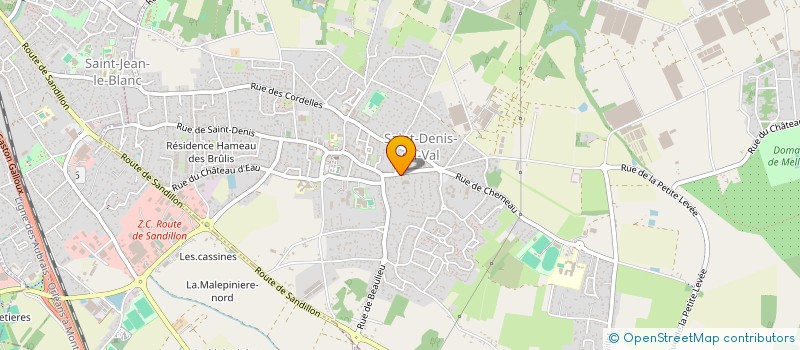 localisation de l'entreprise SOCIETE CIVILE LA PETITE ROZELLE à SAINT-DENIS-EN-VAL