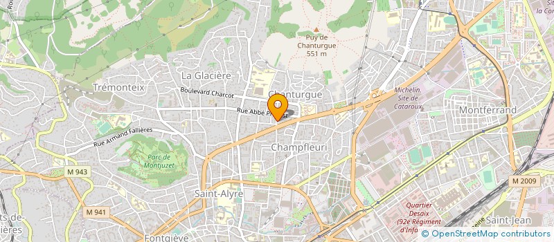 localisation de l'entreprise SOCIETE CIVILE LA PRADELLE à CLERMONT-FERRAND
