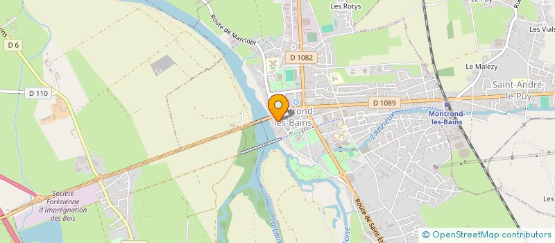 localisation de l'entreprise SOCIETE CIVILE LA PROTECTRICE à MONTROND-LES-BAINS