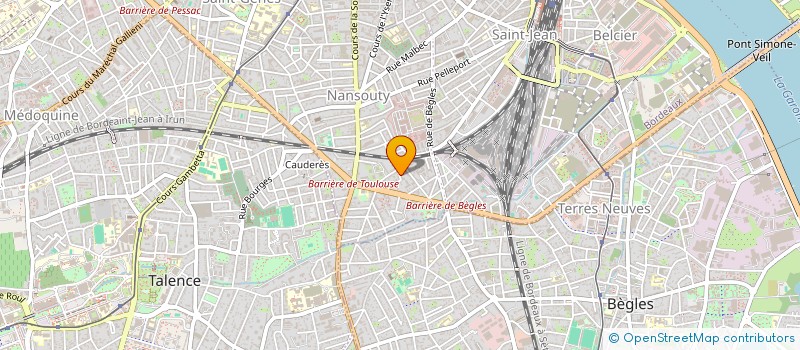 localisation de l'entreprise SOCIETE CIVILE LA REOLE SACRE COEUR à BORDEAUX