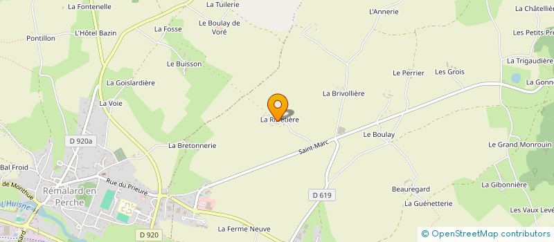localisation de l'entreprise SOCIETE CIVILE LA RIFFETIERE à REMALARD-EN-PERCHE