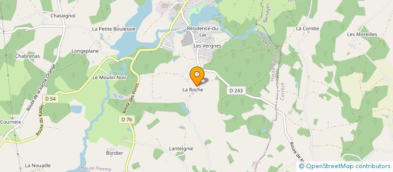 localisation de l'entreprise SOCIETE CIVILE LA ROCHE à MEUZAC