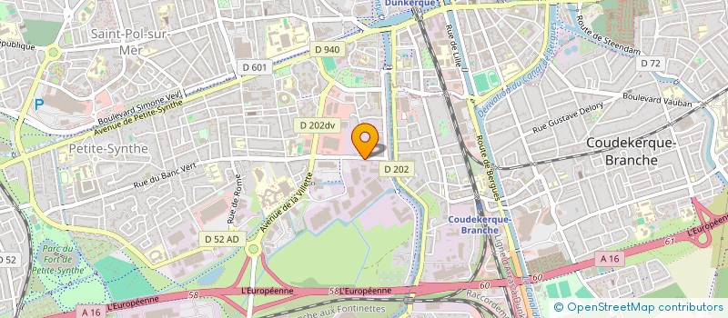 localisation de l'entreprise SOCIETE CIVILE  LA ROSE DES VENTS  BERGUES