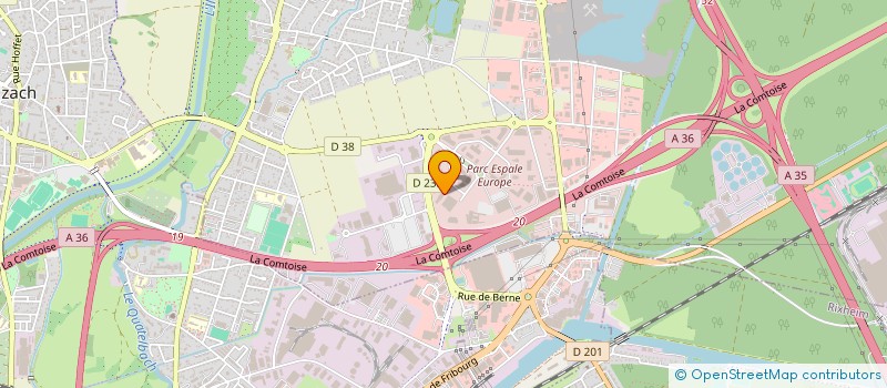 localisation de l'entreprise SOCIETE CIVILE LA ROSELLE  SAUSHEIM