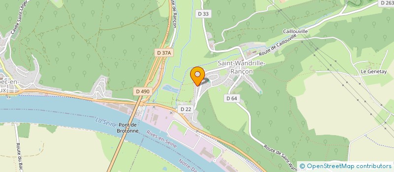 localisation de l'entreprise SOCIETE CIVILE LA RUCHE D'OR  RIVES-EN-SEINE