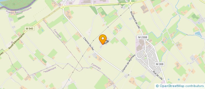 localisation de l'entreprise SOCIETE CIVILE LA SAPINIERE à COMINES