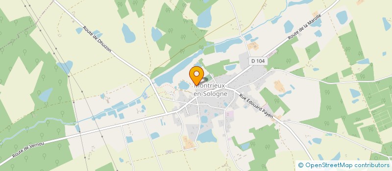 localisation de l'entreprise SOCIETE CIVILE LA SAULAIS  LA FERTE-BEAUHARNAIS