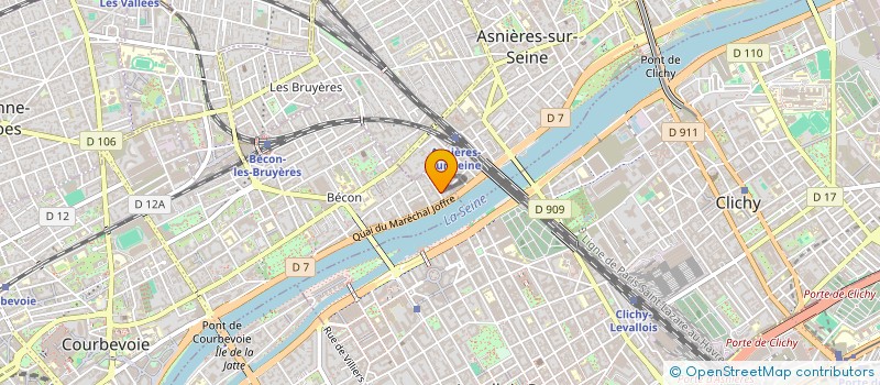 localisation de l'entreprise SOCIETE CIVILE LA SOISER à COURBEVOIE