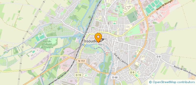 localisation de l'entreprise SOCIETE CIVILE LA TOUR BLANCHE à ISSOUDUN