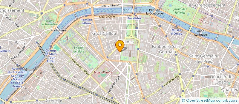 localisation de l'entreprise SOCIETE CIVILE LA TOUR MAUBOURG 82  PARIS