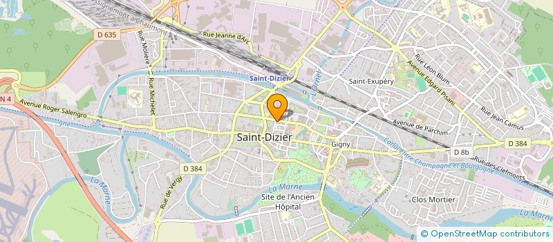 localisation de l'entreprise SOCIETE CIVILE LA VICTOIRE à SAINT-DIZIER