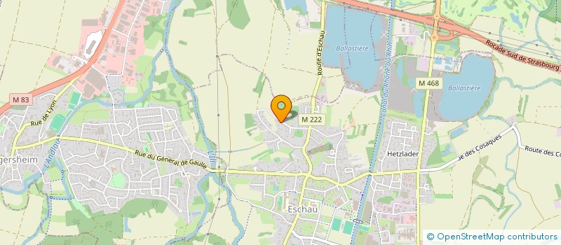 localisation de l'entreprise SOCIETE CIVILE LABER  ESCHAU