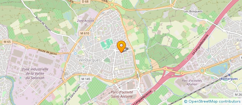 localisation de l'entreprise SOCIETE CIVILE LACAZE 2 à VENDARGUES