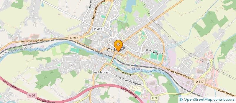 localisation de l'entreprise SOCIETE CIVILE LAFFONT BACHE  ORTHEZ