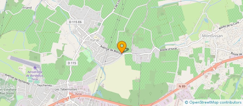 localisation de l'entreprise SOCIETE CIVILE LAGRAVETTE  YVRAC