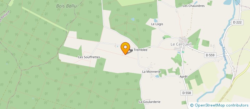 localisation de l'entreprise SOCIETE CIVILE LAITIERE D'ECOUVES à BELFONDS