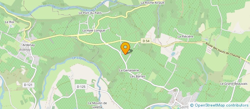 localisation de l'entreprise SOCIETE CIVILE LAITIERE L'AUBEPINE  CHEMILLE-EN-ANJOU