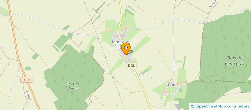 localisation de l'entreprise SOCIETE CIVILE LAITIERE REGNIER-FISSEUX à MONTAGNE-FAYEL