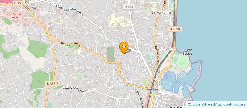 localisation de l'entreprise SOCIETE CIVILE LAMARTINE à ANTIBES