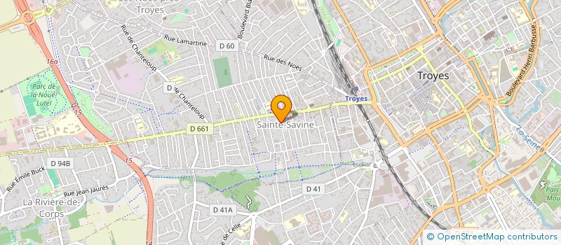 localisation de l'entreprise SOCIETE CIVILE LAMORICIERE  SAINTE-SAVINE