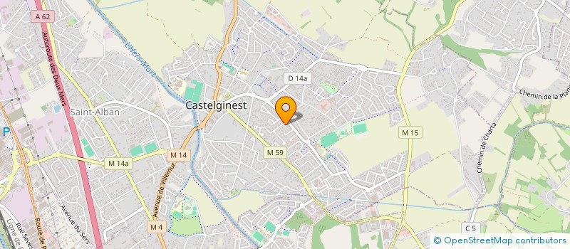 localisation de l'entreprise SOCIETE CIVILE LANDES  CASTELGINEST