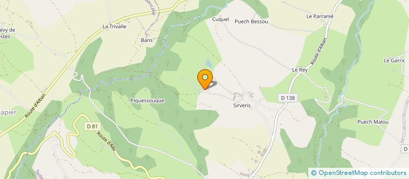 localisation de l'entreprise SOCIETE CIVILE LARIVIERE-MAGALHAES  TEILLET